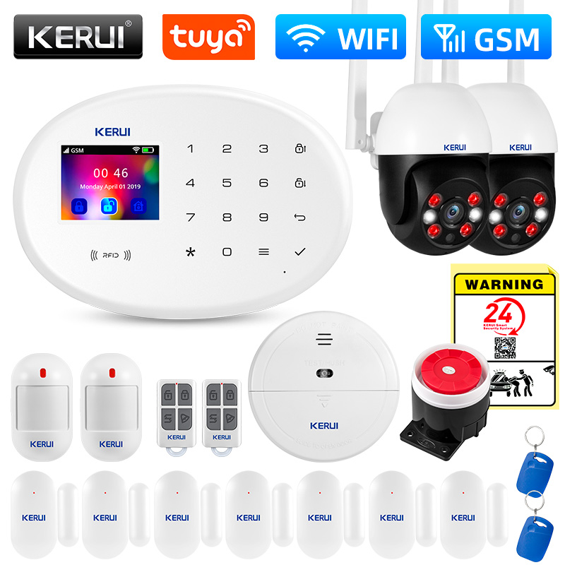 KERUI W202 WIFI GSM نظام إنذار - مراجعة Smart Home Demo Kit وسعره