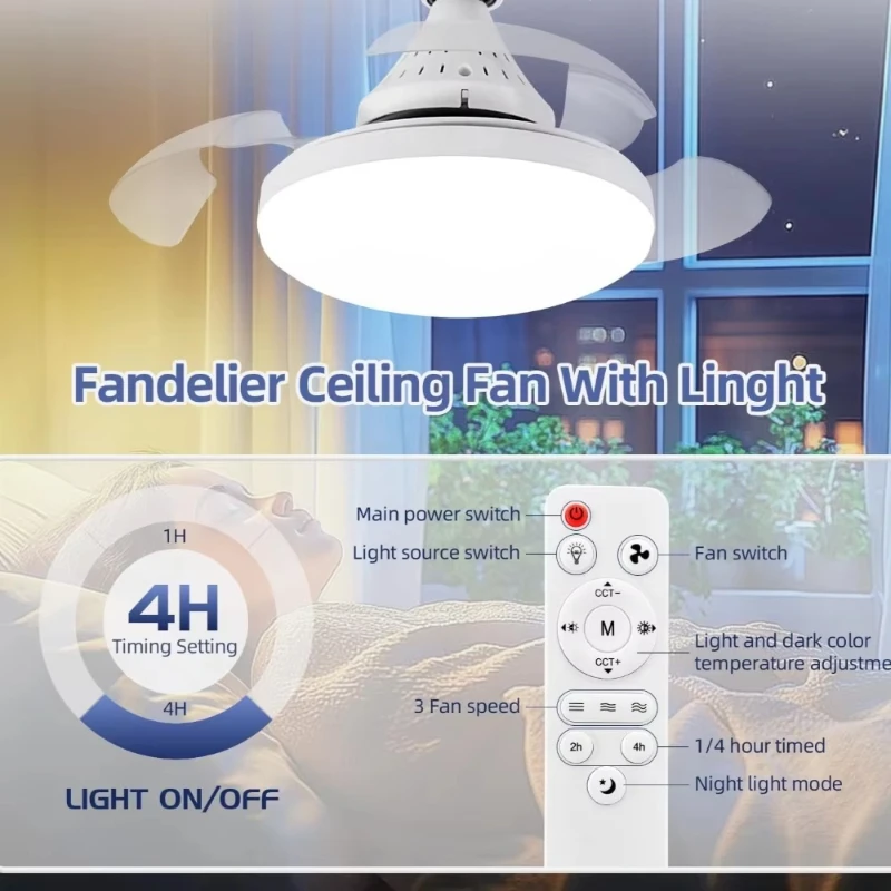 مروحة سقف مع إضاءة وجهاز تحكم  - مراجعة Smart Ceiling Fan وسعره