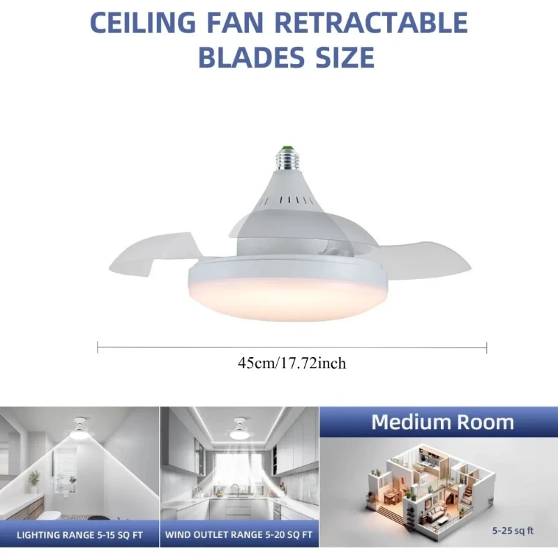 مروحة سقف مع إضاءة وجهاز تحكم  - مراجعة Smart Ceiling Fan وسعره