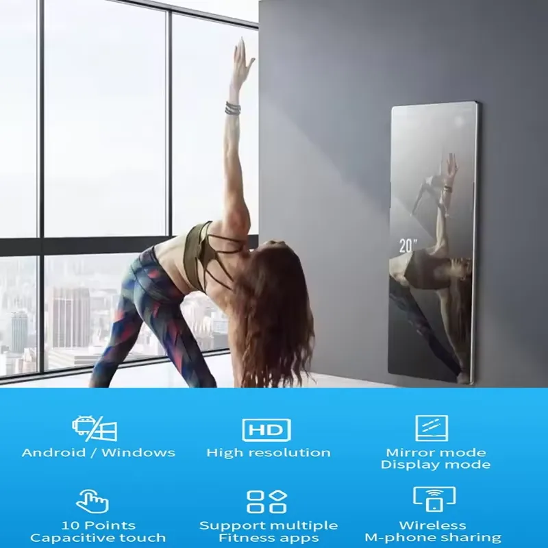 حوّل منزلك إلى صالة رياضية احت - مراجعة Smart Home Gym Mirror وسعره