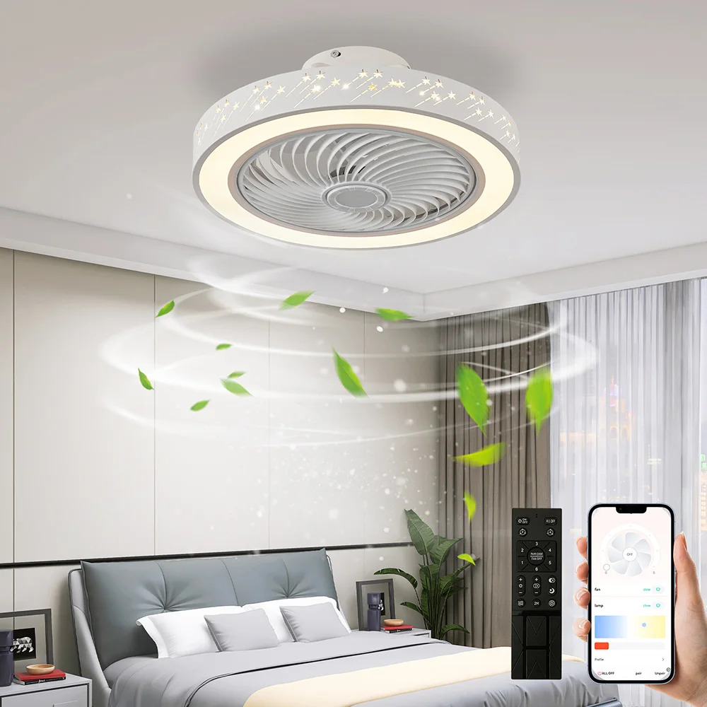 مروحة سقف بجهاز تحكم عن بعد مز - مراجعة Smart Ceiling Fan وسعره