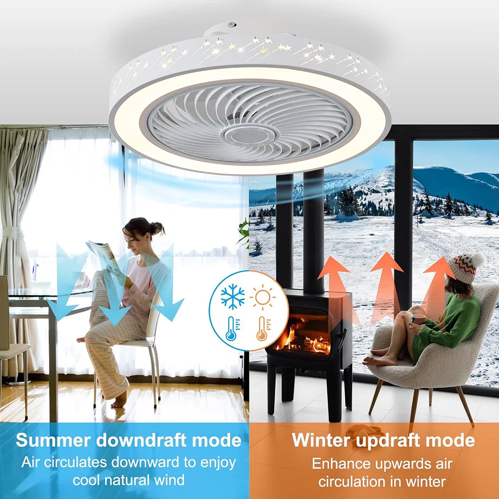 مروحة سقف بجهاز تحكم عن بعد مز - مراجعة Smart Ceiling Fan وسعره