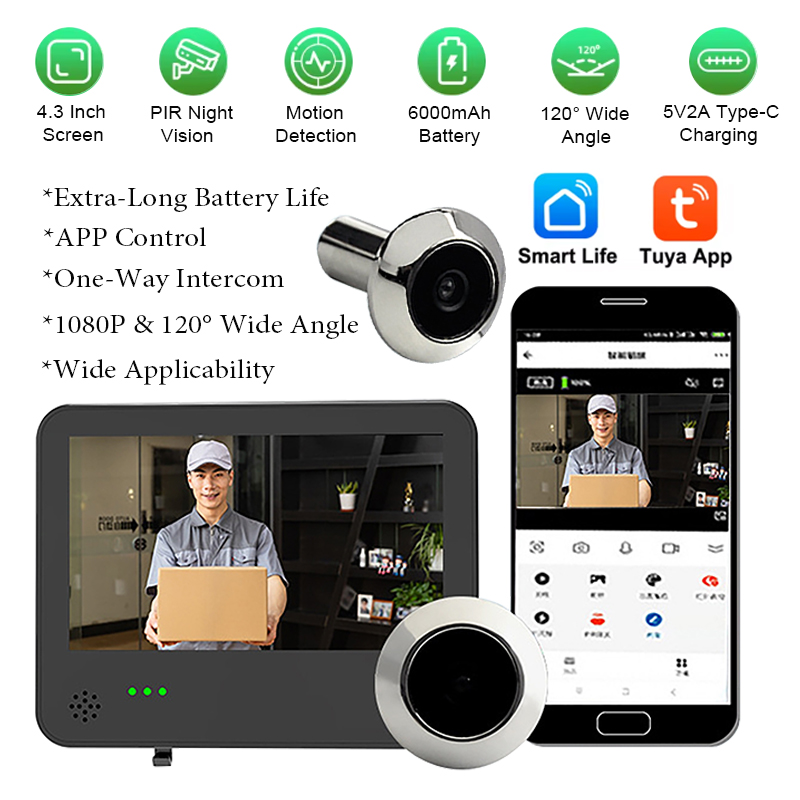 جرس باب ذكي بكاميرا فيديو واي  - مراجعة Video Doorbell وسعره