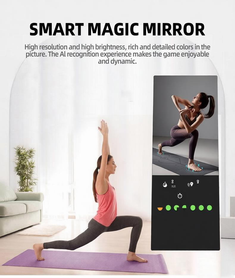 مرآة لياقة ذكية على شكل حرف A  - مراجعة Smart Home Gym Mirror وسعره