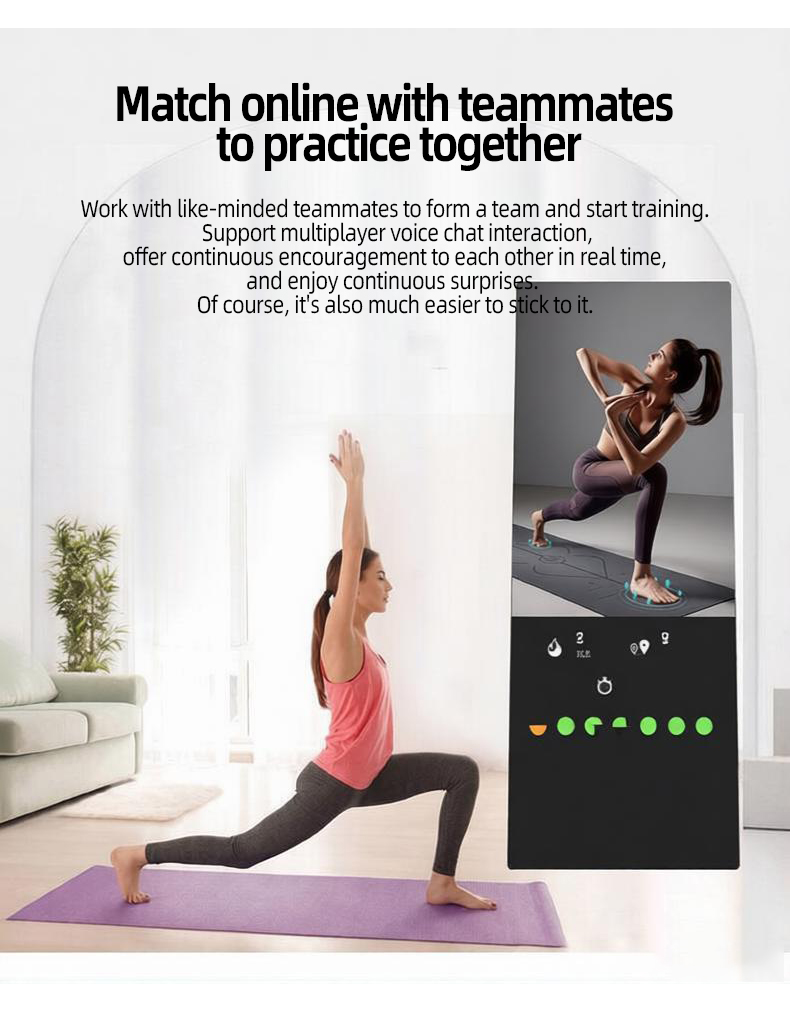 مرآة لياقة ذكية على شكل حرف A  - مراجعة Smart Home Gym Mirror وسعره