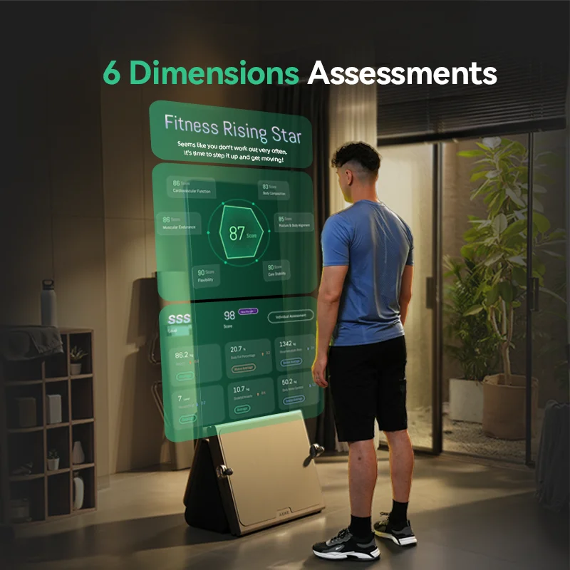 جهاز تدريب ذكي شامل للجنسين مع - مراجعة Smart Home Gym Mirror وسعره