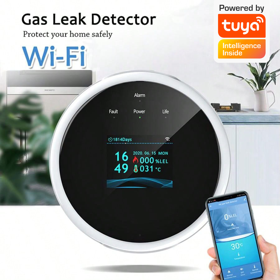 جهاز استشعار إنذار الغاز بتقني - مراجعة Smart Home Networking وسعره