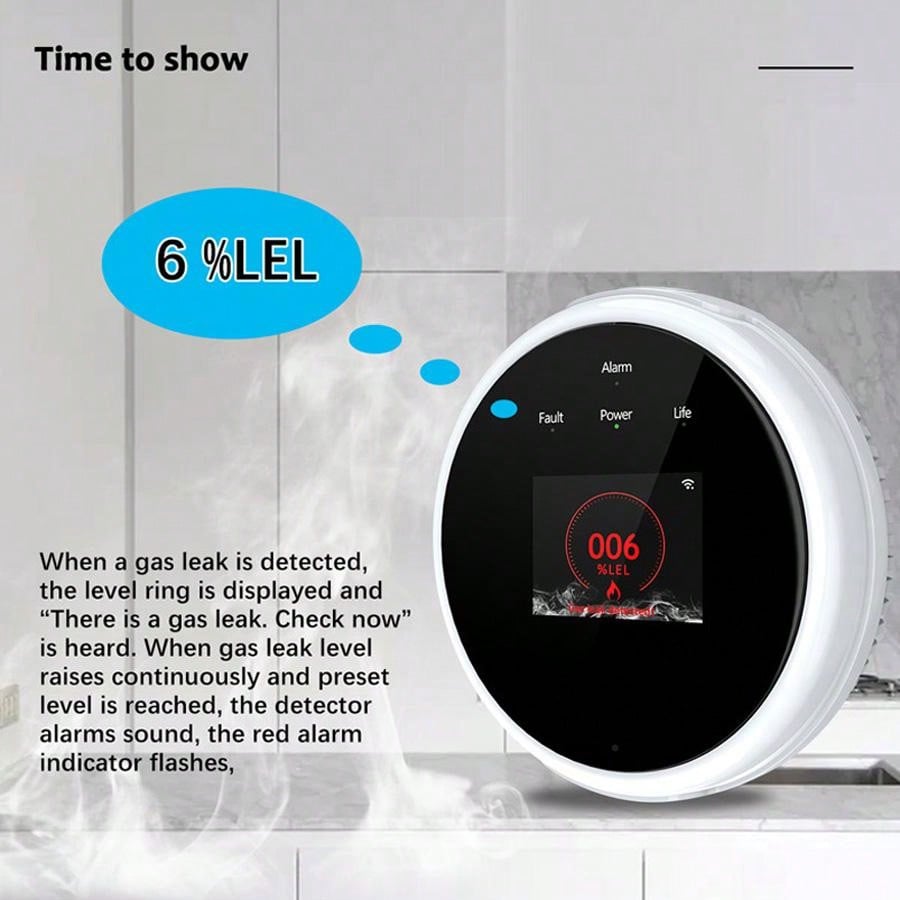 جهاز استشعار إنذار الغاز بتقني - مراجعة Smart Home Networking وسعره