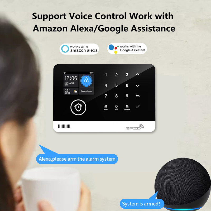 نظام إنذار منزلي ذكي يعمل بتقن - مراجعة Smart Home Keyboard وسعره