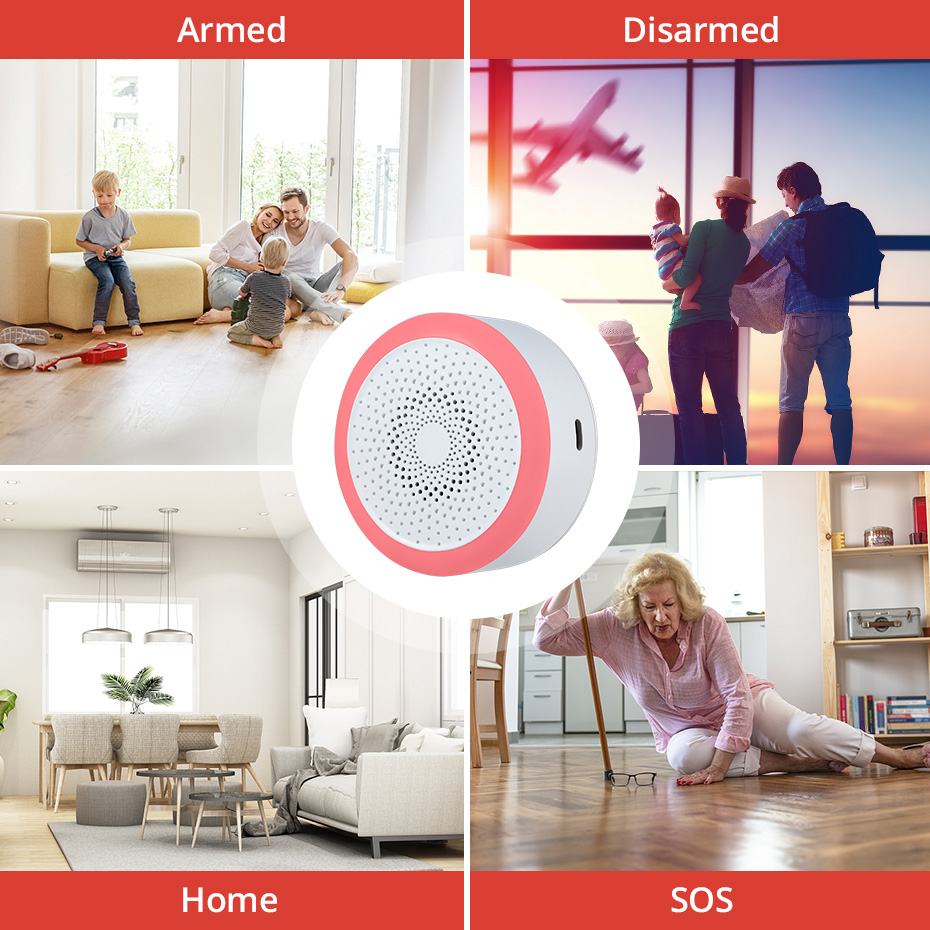 KERUI Tuya محور إنذار المنزل ا - مراجعة Smart Home Demo Kit وسعره