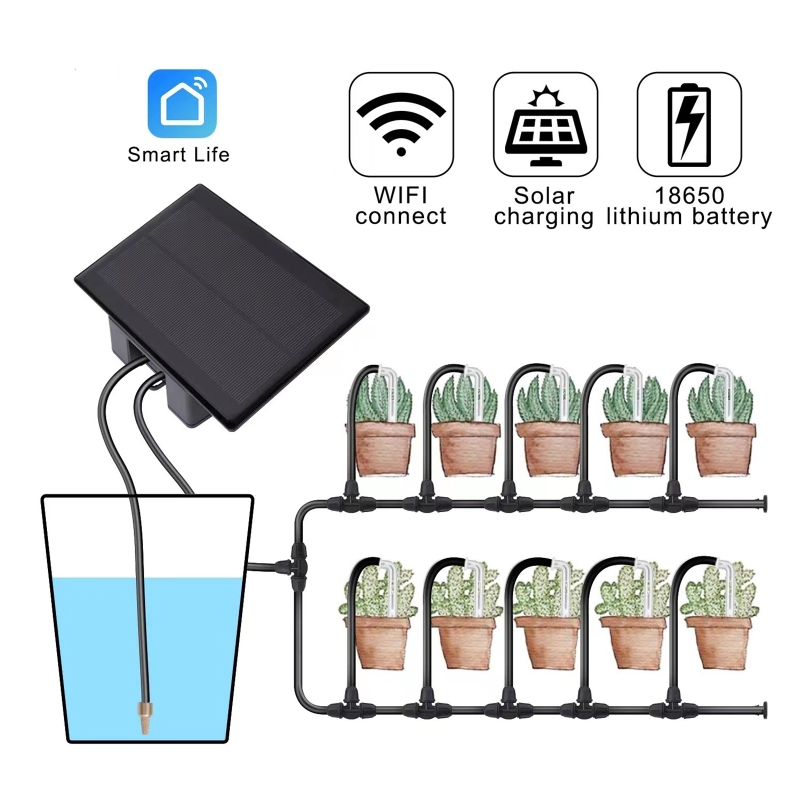 WIFI الشمسية التلقائي آلة الري - مراجعة Smart Home Demo Kit وسعره