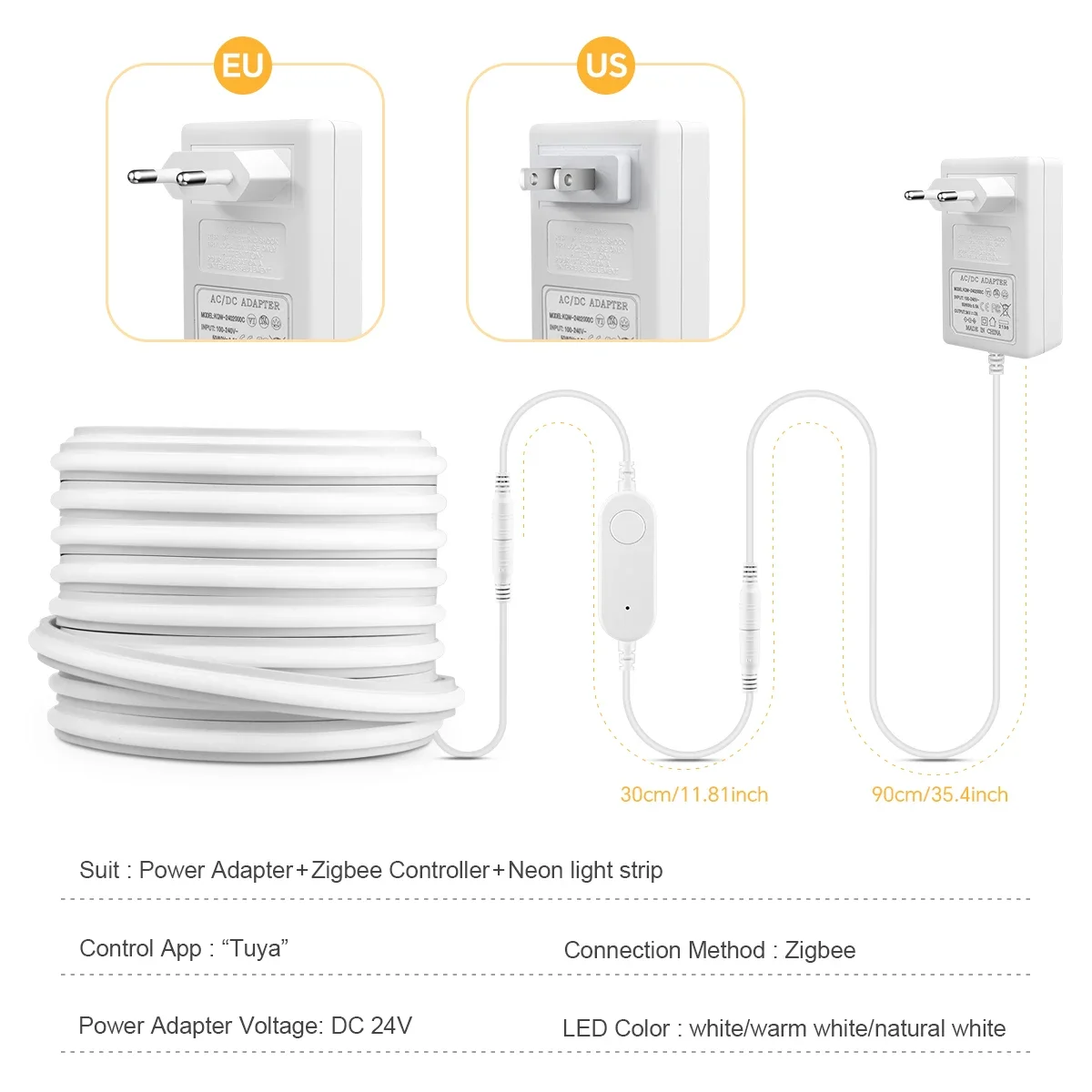 شريط إضاءة LED نيون بتقنية Zig - مراجعة Smart Home Kitchen وسعره
