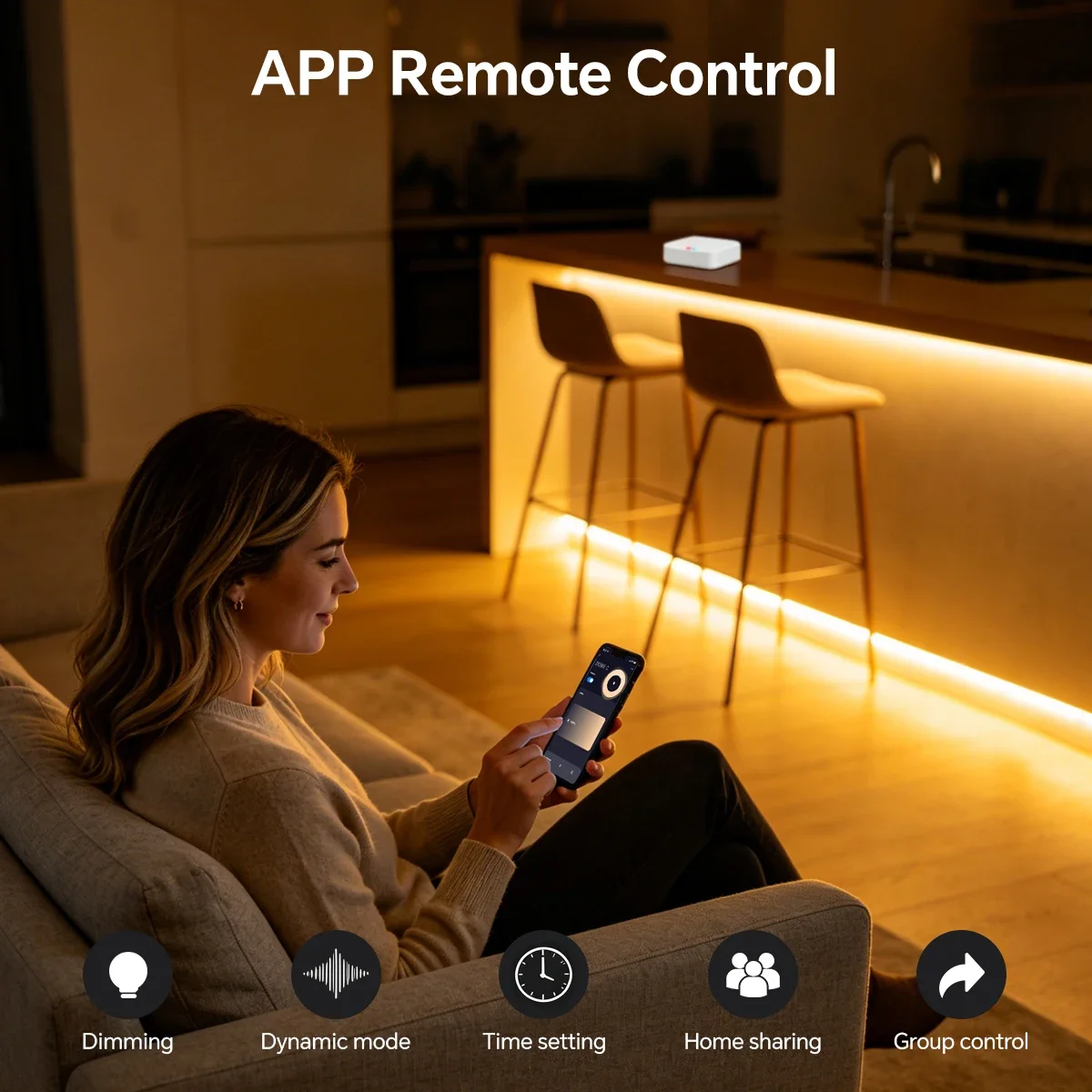 شريط إضاءة LED نيون بتقنية Zig - مراجعة Smart Home Kitchen وسعره