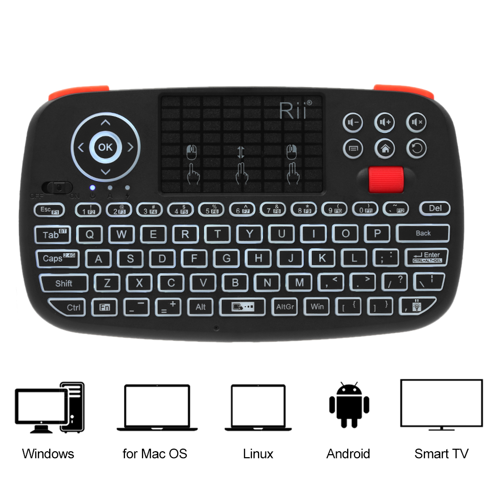 لوحة مفاتيح لاسلكية Rii I4 Min - مراجعة Smart Home Keyboard وسعره