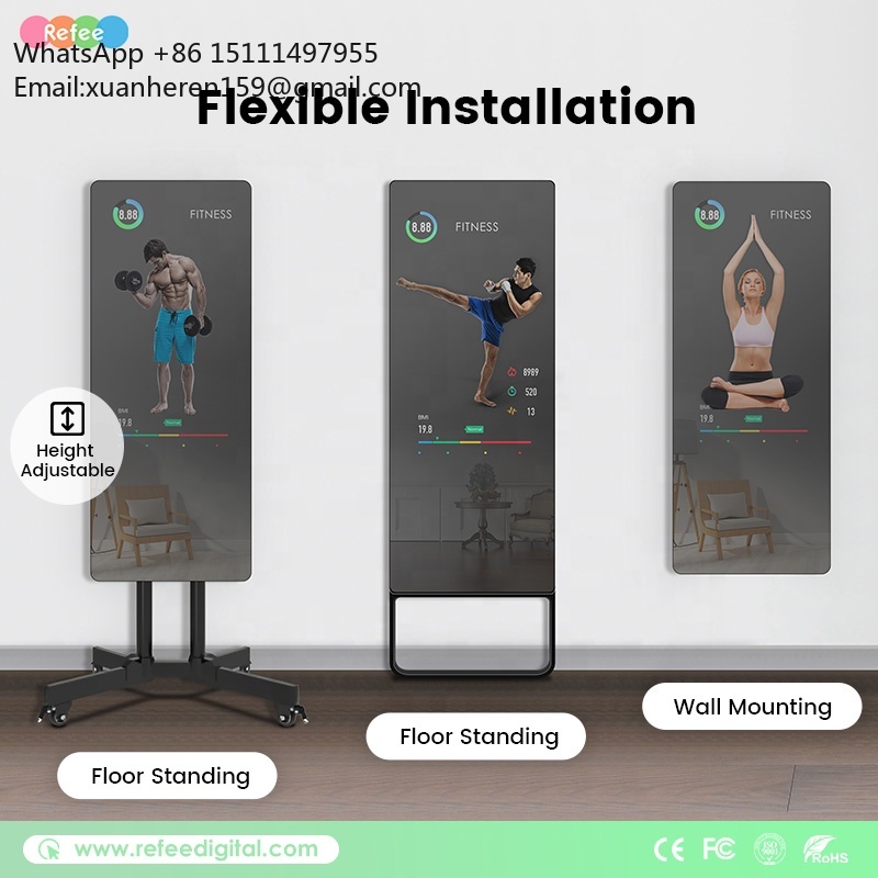 مرآة تدريب شخصية ذكية بشاشة لم - مراجعة Smart Home Gym Mirror وسعره