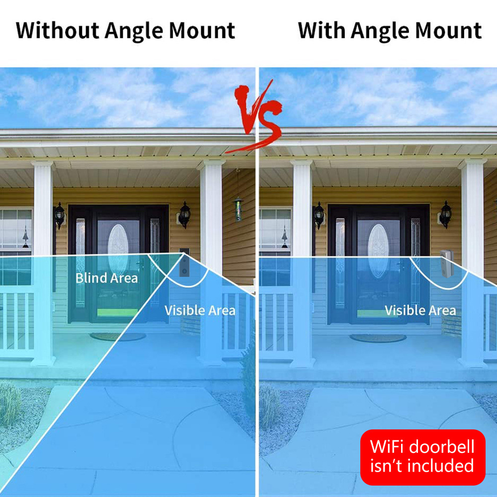 DIGIT-قابل للتعديل زاوية جرس ا - مراجعة Video Doorbell وسعره