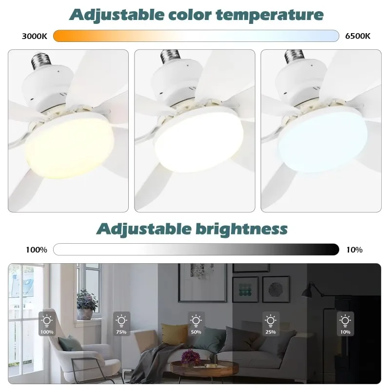 مروحة سقف 30 واط/40 واط مع تحك - مراجعة Smart Ceiling Fan وسعره