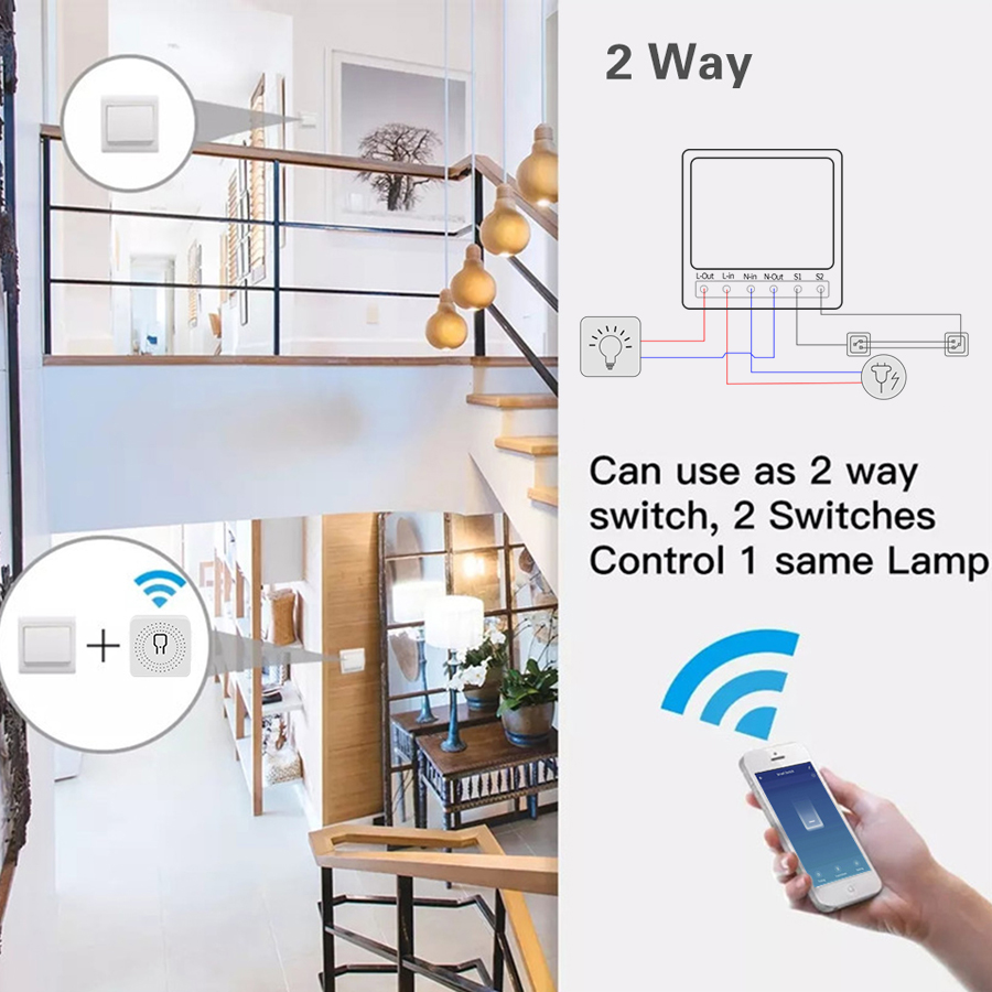 مفتاح ذكي صغير ثنائي الاتجاه ي - مراجعة Smart Home Miniature وسعره