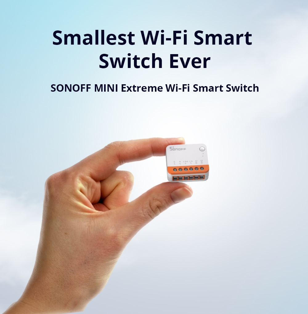 مفتاح ذكي واي فاي Sonoff Mini  - مراجعة Smart Home Miniature وسعره